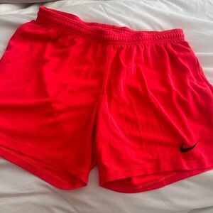 Nike Bright Red Sports Shorts